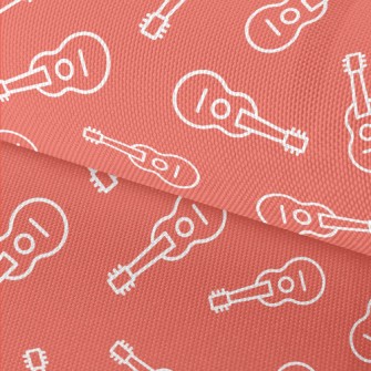 Simple Guitar Pattern Waterproof Oxford