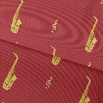 Saxophone Pattern Waterproof Oxford