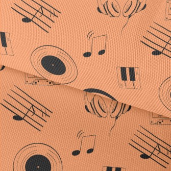 Vinyl Records And Cassettes Waterproof Oxford
