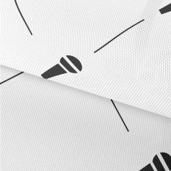 Microphone Pattern Waterproof Oxford