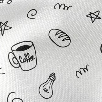 Breakfast With Light Bulb Waterproof Canvas