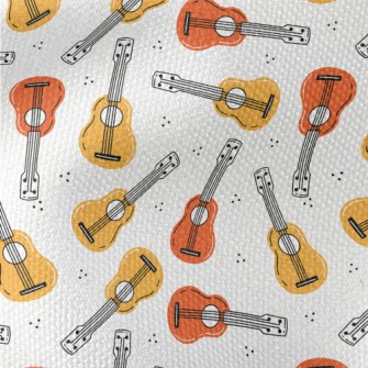 Ukulele Lily Pattern Waterproof Canvas