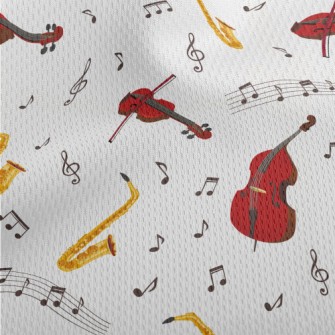 Orchestral Instruments Athletic Mesh Flat Back