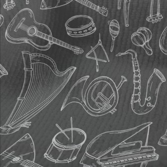 Hand Drawn Common Musical Inst Terry