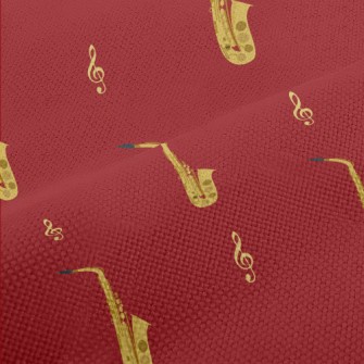 Saxophone Pattern Performance Linen