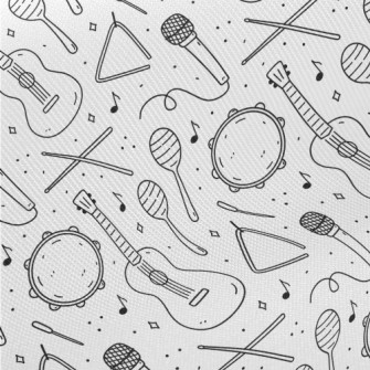 Cute Black And White Musical I Twill