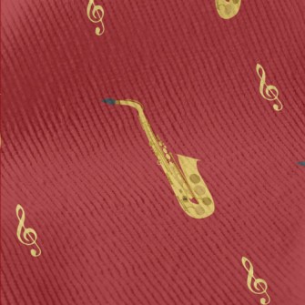 Saxophone Pattern Standard Corduroy