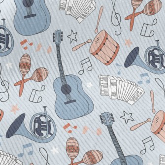 Colorful Hand Drawn Musical In Standard Corduroy