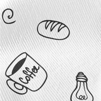 Breakfast With Light Bulb Standard Corduroy