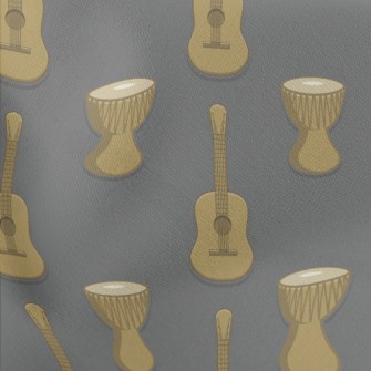 Reggae Music Instruments Stretch Ponte