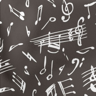 Hand Drawn Irregular Musical N Stretch Ponte