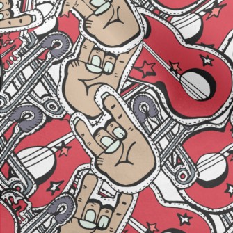 American Rock Pattern Micro Fleece