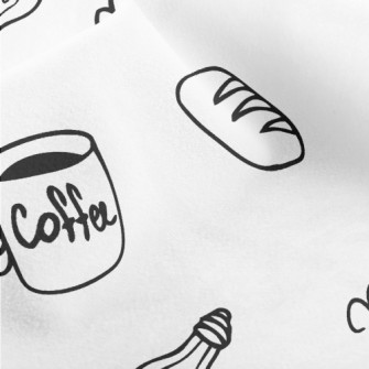 Breakfast With Light Bulb Micro Fleece