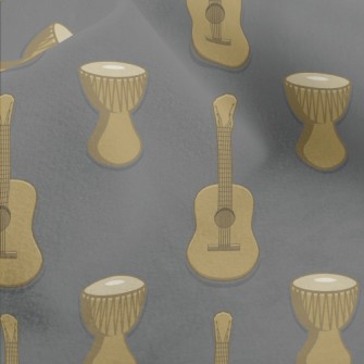 Reggae Music Instruments Micro Fleece