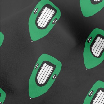 Green Rubber Boat Micro Fleece
