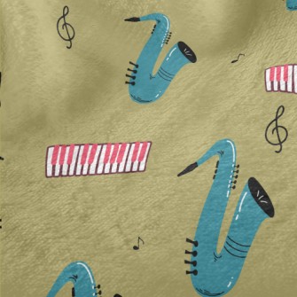Blue Saxophone Minky