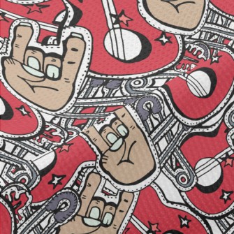 American Rock Pattern Piqué