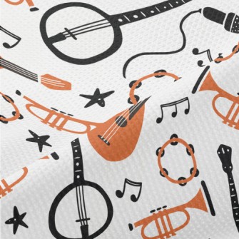 Two-color Musical Instrument G Piqué
