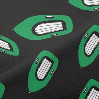 Green Rubber Boat Piqué