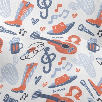 Country Music Bar Lightweight Performance Linen
