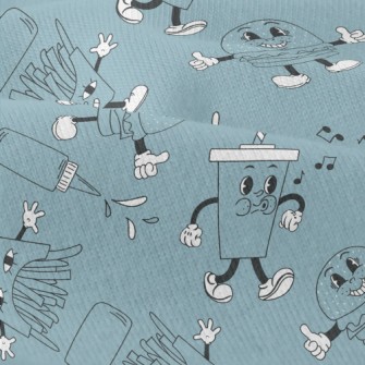 Cartoon Fast Food Doll Modern Jersey