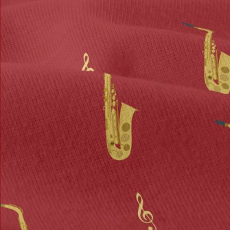 Saxophone Pattern Modern Jersey