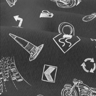 Hand Drawn City Traffic Modern Jersey