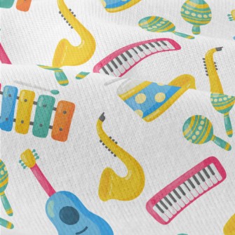 Cute Cartoon Colorful Musical  Modern Jersey