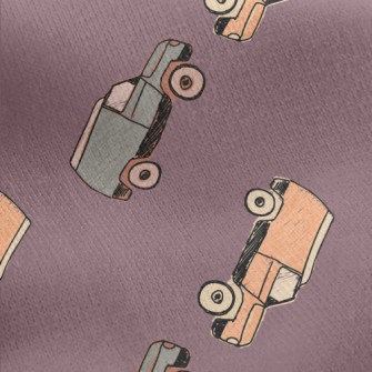 Painted SUV Car Jersey Backed Fleece