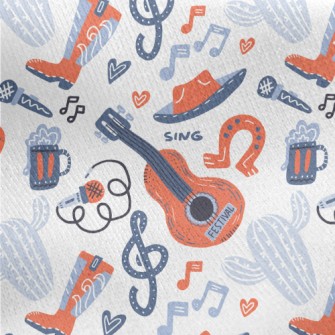 Country Music Bar Jersey Backed Fleece