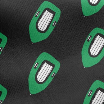 Green Rubber Boat Jersey Backed Fleece