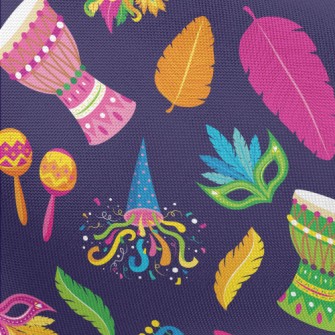 Colorful Brazilian Carnival Pongee