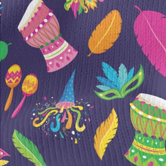Colorful Brazilian Carnival Stretch Jersey