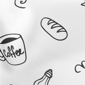 Breakfast With Light Bulb Lightweight Cotton Poplin
