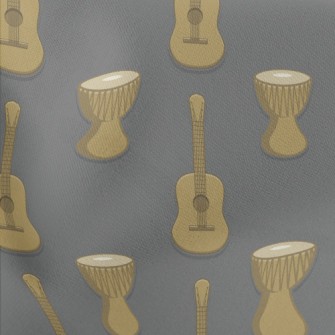 Reggae Music Instruments Lightweight Cotton Poplin