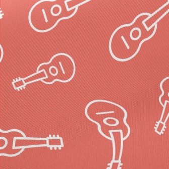 Simple Guitar Pattern Midweight Cotton Poplin