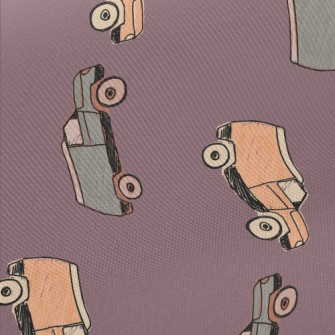 Painted SUV Car Midweight Cotton Poplin