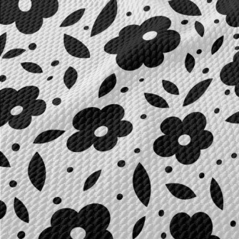 Abstract Chamomile Birdseye Piqué