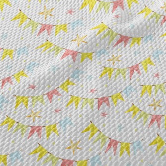 Birthday Decoration Bunting Birdseye Piqué