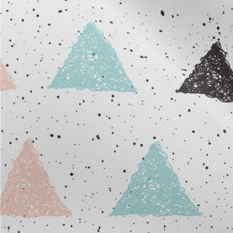 Colorful Graffiti Triangle Chiffon