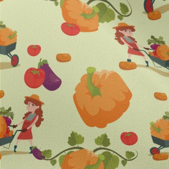 Farmer And Pumpkin Chiffon