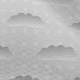 Clouds And Dots Chiffon