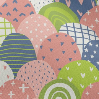 Scaly Colored Graffiti Chiffon