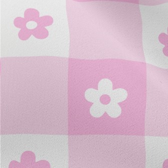 Pink Cute Daisy Chiffon