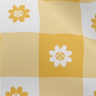 Yellow Sunflower Chiffon