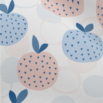 Abstract Apple With Polka Dots Chiffon