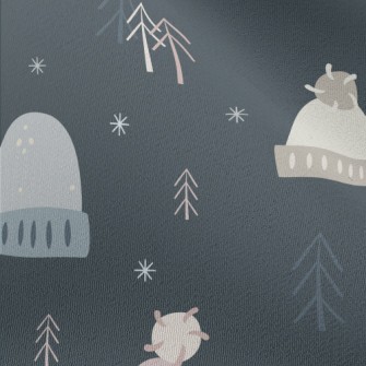 Winter Warm Woolen Hat Chiffon