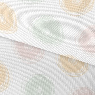 Colorful Circle Doodles Waterproof Oxford
