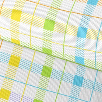 Color Plaid Waterproof Oxford
