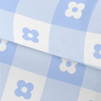 Blue Cute Daisy Waterproof Oxford